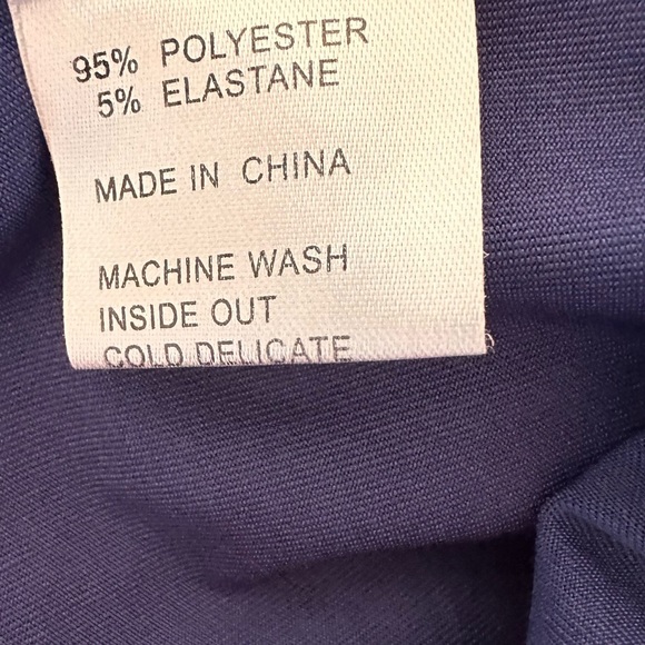 TRACY Negoshian Women’s Sz L Piper Bell Sleeve Blue Top - Picture 6 of 7